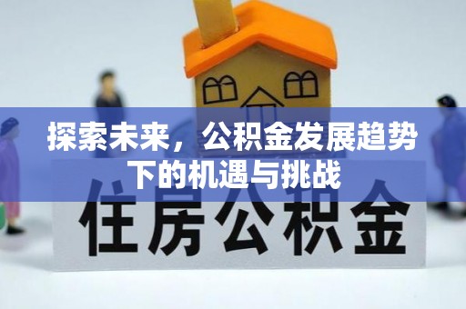 凤林探索未来，公积金发展趋势下的机遇与挑战